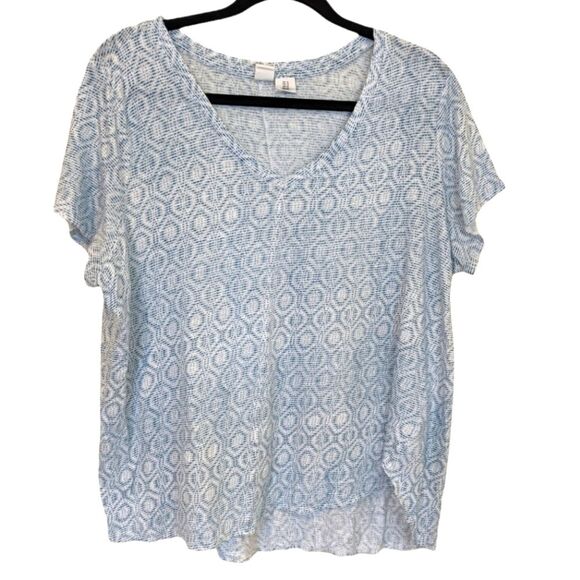 Artisan NY Size 1X 100% Linen Short Sleeve Shirt - Picture 1 of 7